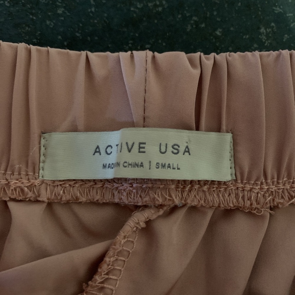 Pink metallic pants. - Picture 3 of 3